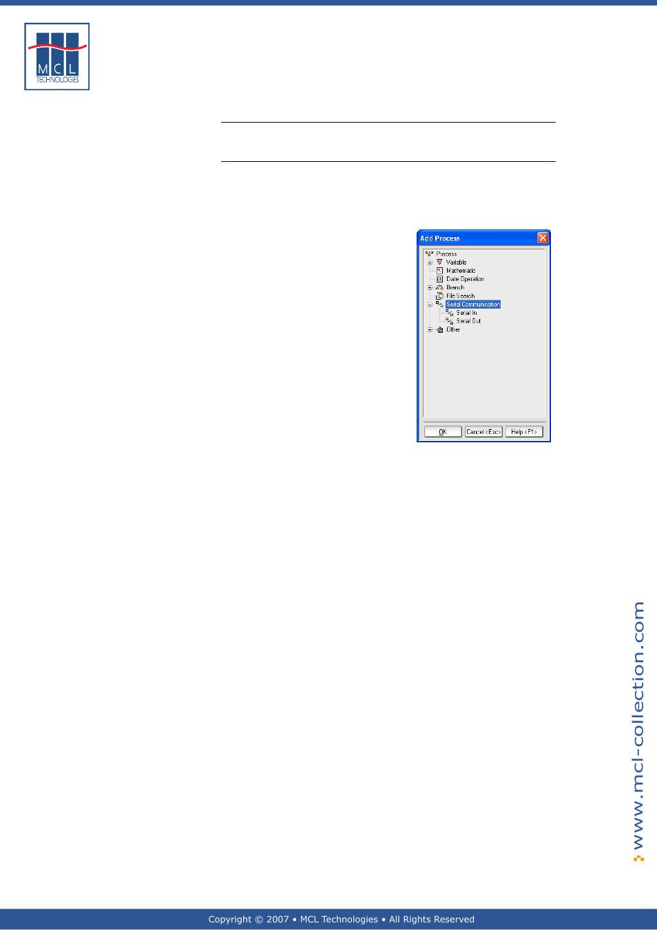 Serial communications, General introduction, Serial communication processes | Datamax 123 Print v1.1x User Manual | Page 155 / 226