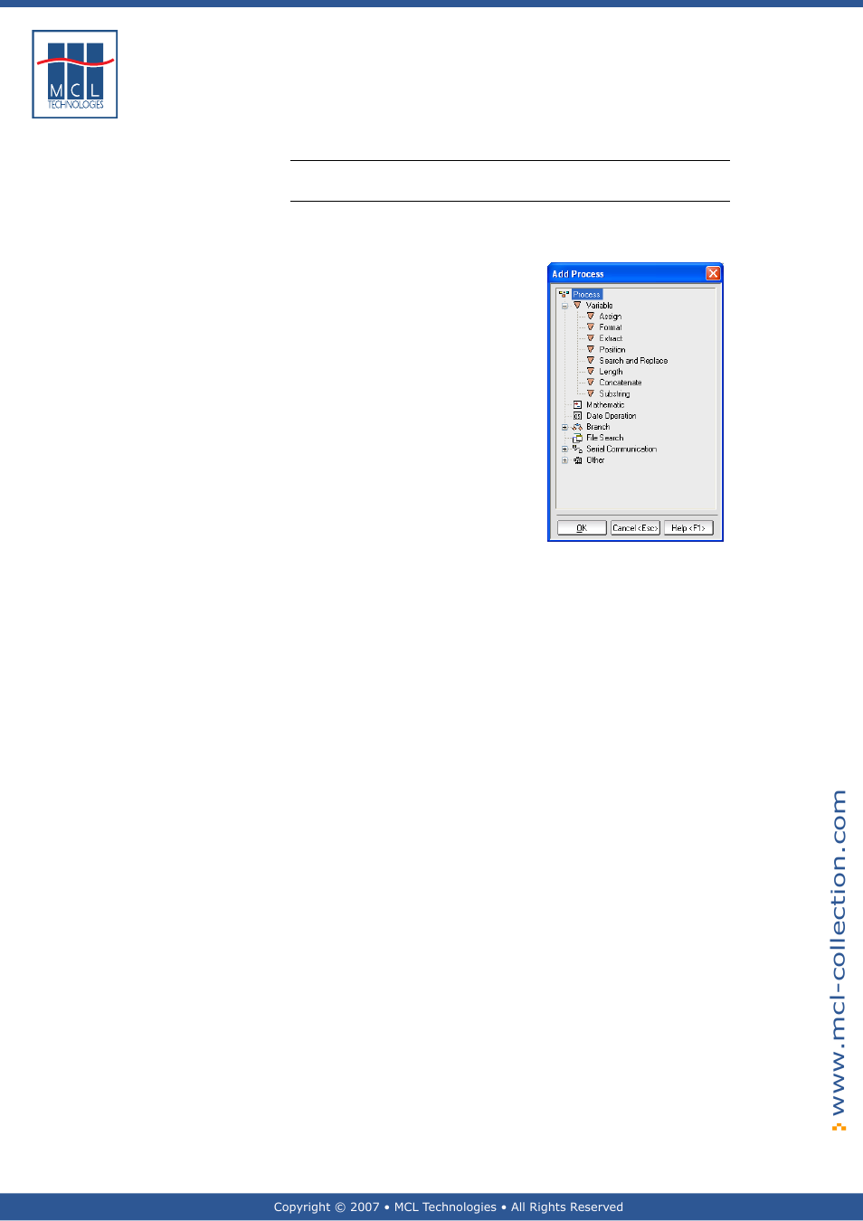 Processes on variables, General introduction, Variable processes | Datamax 123 Print v1.1x User Manual | Page 159 / 226