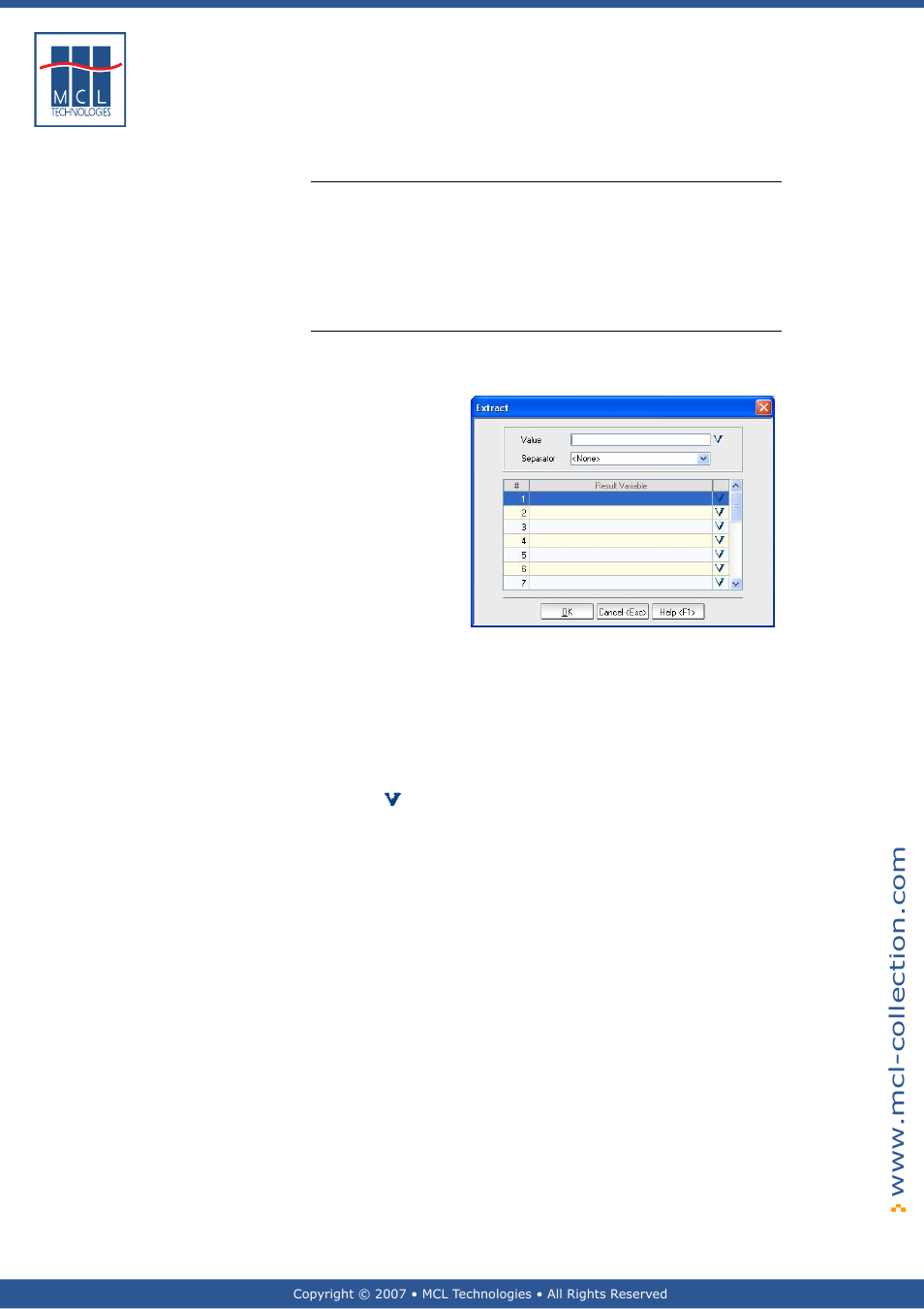 Variable extract, General introduction | Datamax 123 Print v1.1x User Manual | Page 163 / 226