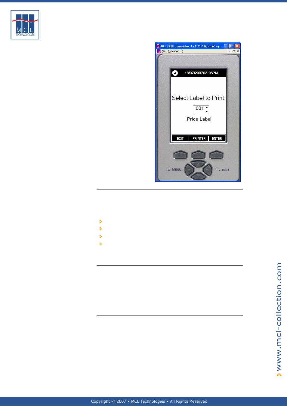 Graphical display – large screen, Working with the simulator, Switch from simulator to debugger | Break option | Datamax 123 Print v1.1x User Manual | Page 173 / 226