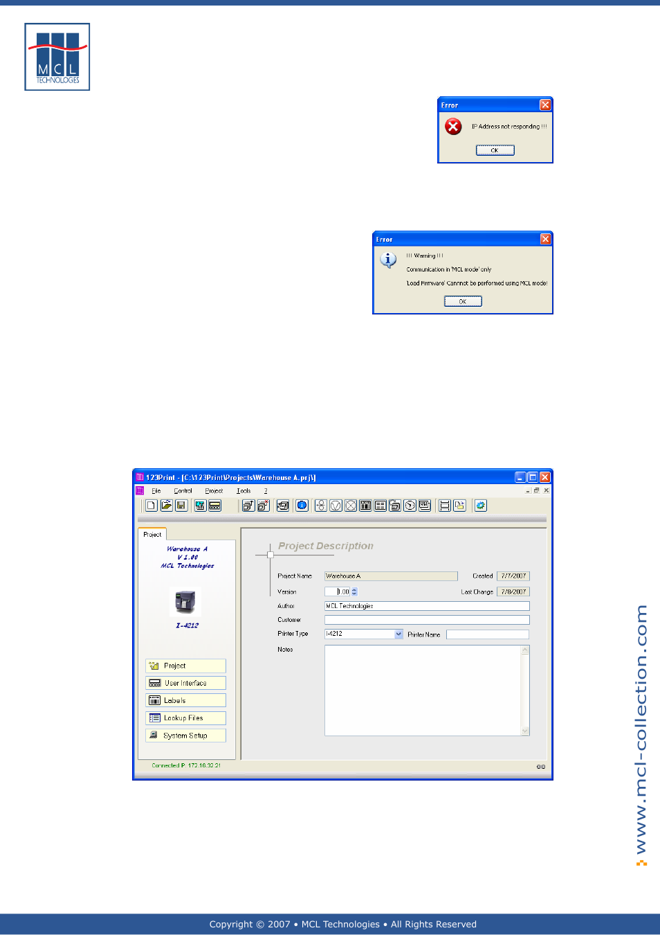 Printer controls | Datamax 123 Print v1.1x User Manual | Page 185 / 226