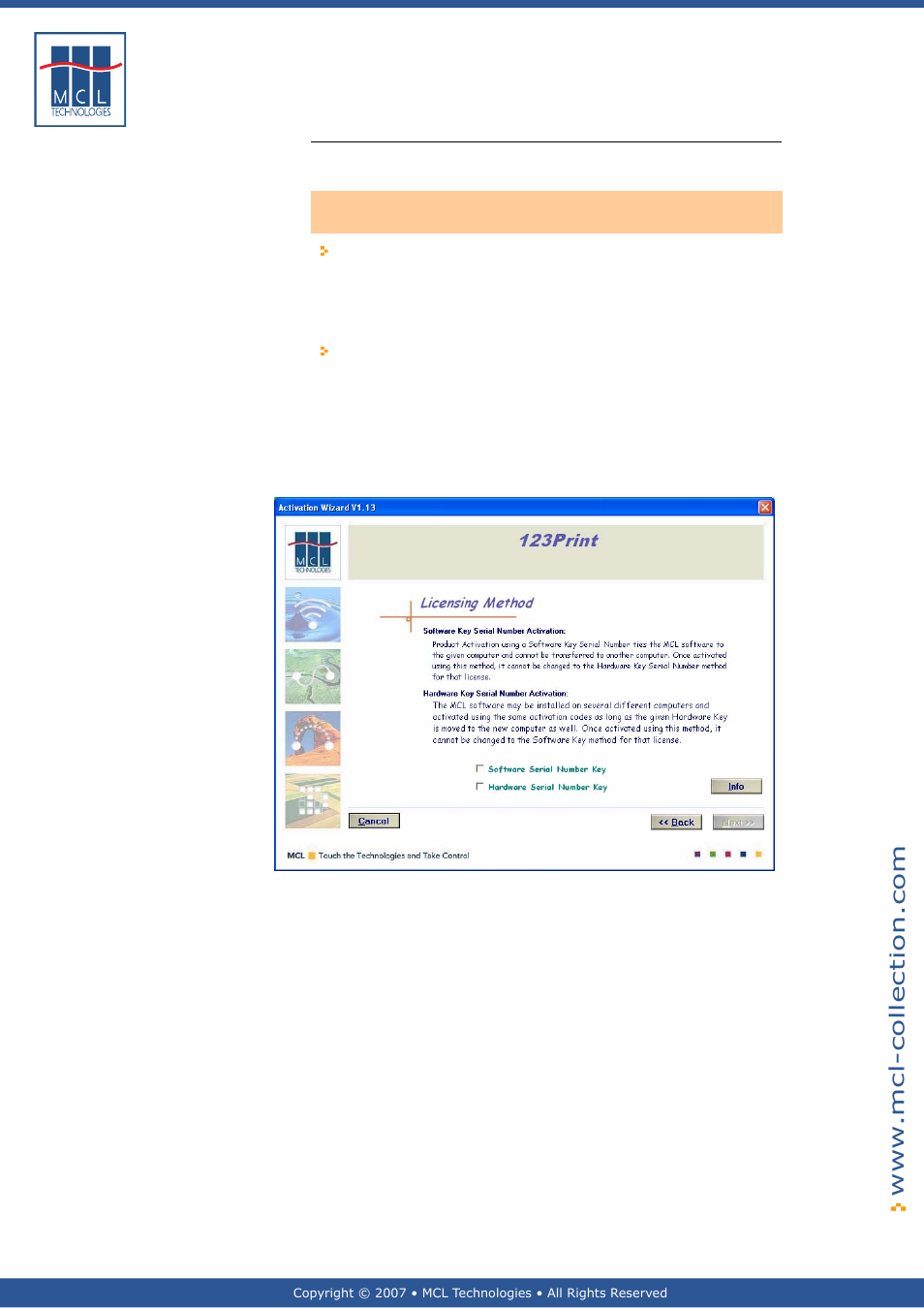 Software versus hardware activation | Datamax 123 Print v1.1x User Manual | Page 20 / 226