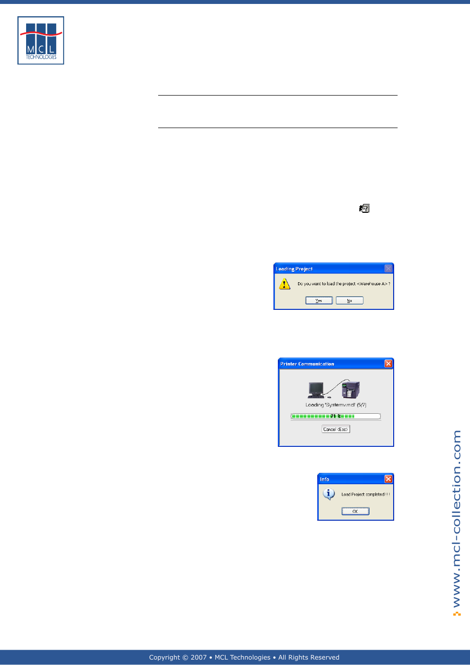 Load project, General introduction | Datamax 123 Print v1.1x User Manual | Page 208 / 226