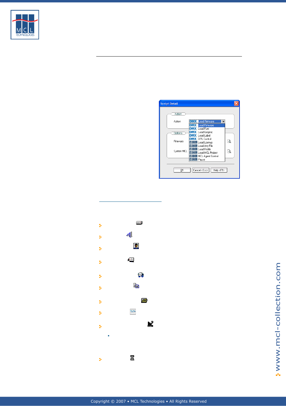 Script actions | Datamax 123 Print v1.1x User Manual | Page 210 / 226