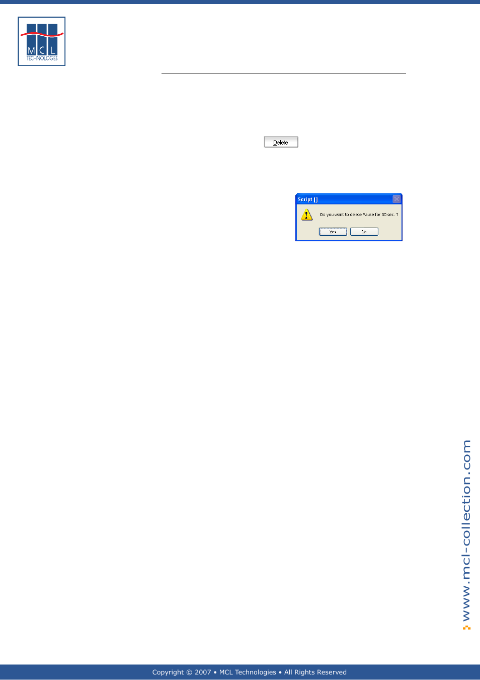 Script delete action | Datamax 123 Print v1.1x User Manual | Page 213 / 226