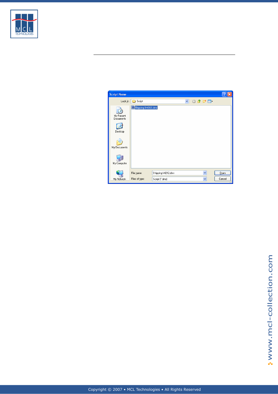 Script open | Datamax 123 Print v1.1x User Manual | Page 215 / 226