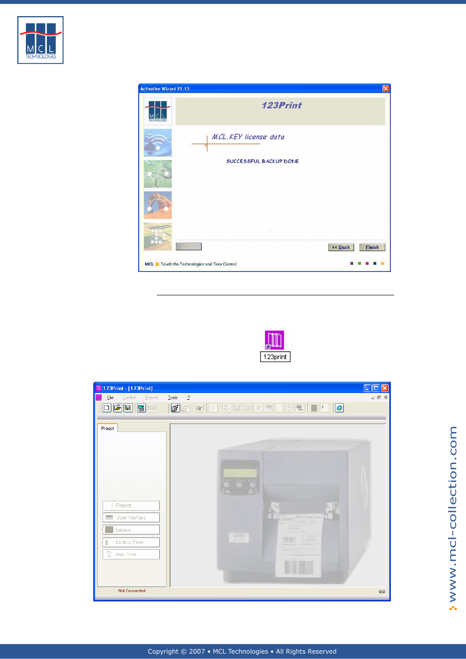 Starting 123 print | Datamax 123 Print v1.1x User Manual | Page 24 / 226