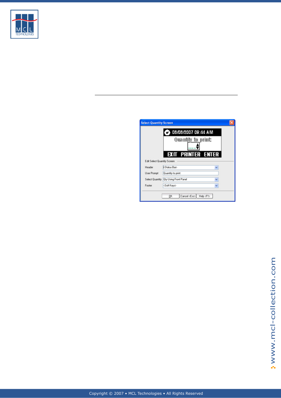 Graphical display - small | Datamax 123 Print v1.1x User Manual | Page 47 / 226