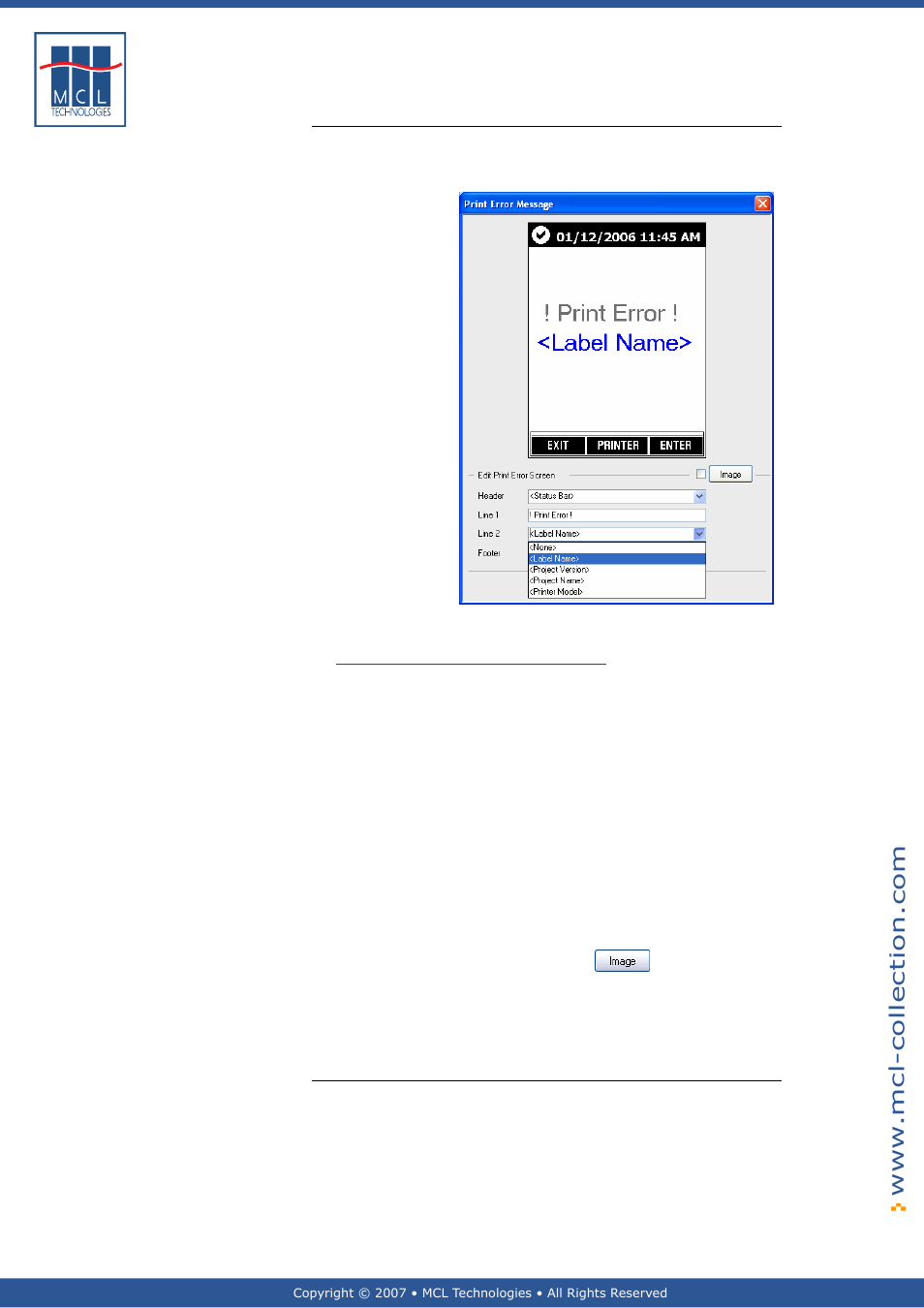 Graphical display - small | Datamax 123 Print v1.1x User Manual | Page 49 / 226