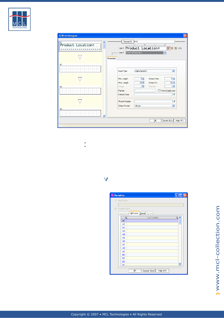 Datamax 123 Print v1.1x User Manual | Page 59 / 226