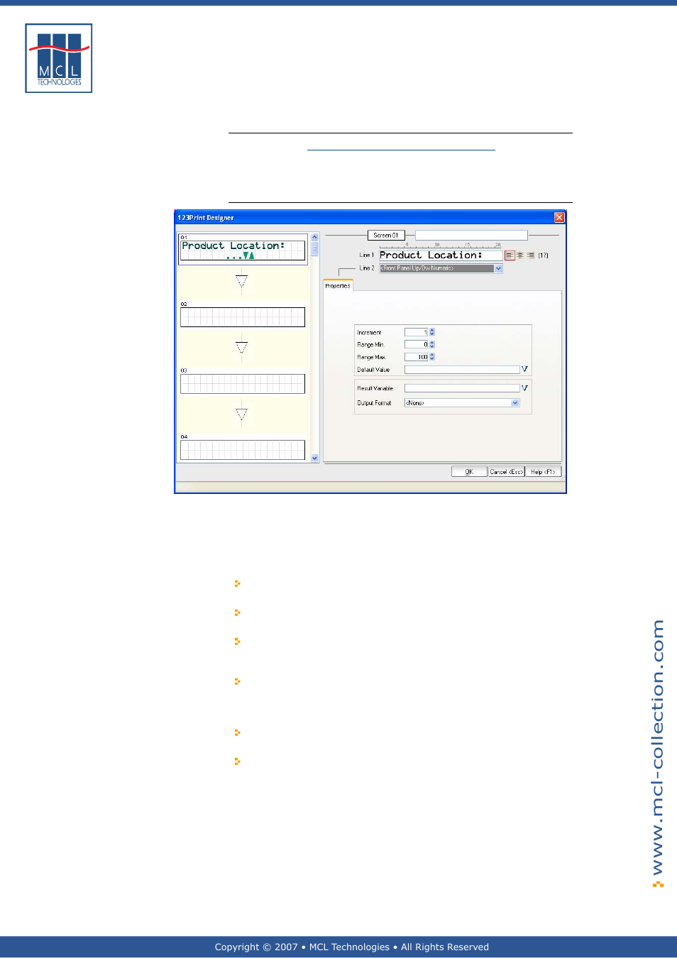 Front panel up/dw numeric, General introduction | Datamax 123 Print v1.1x User Manual | Page 68 / 226