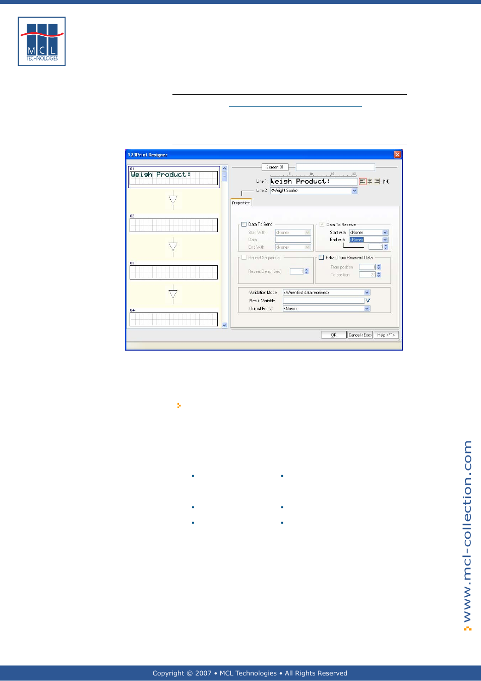 Weight scale, General introduction | Datamax 123 Print v1.1x User Manual | Page 73 / 226