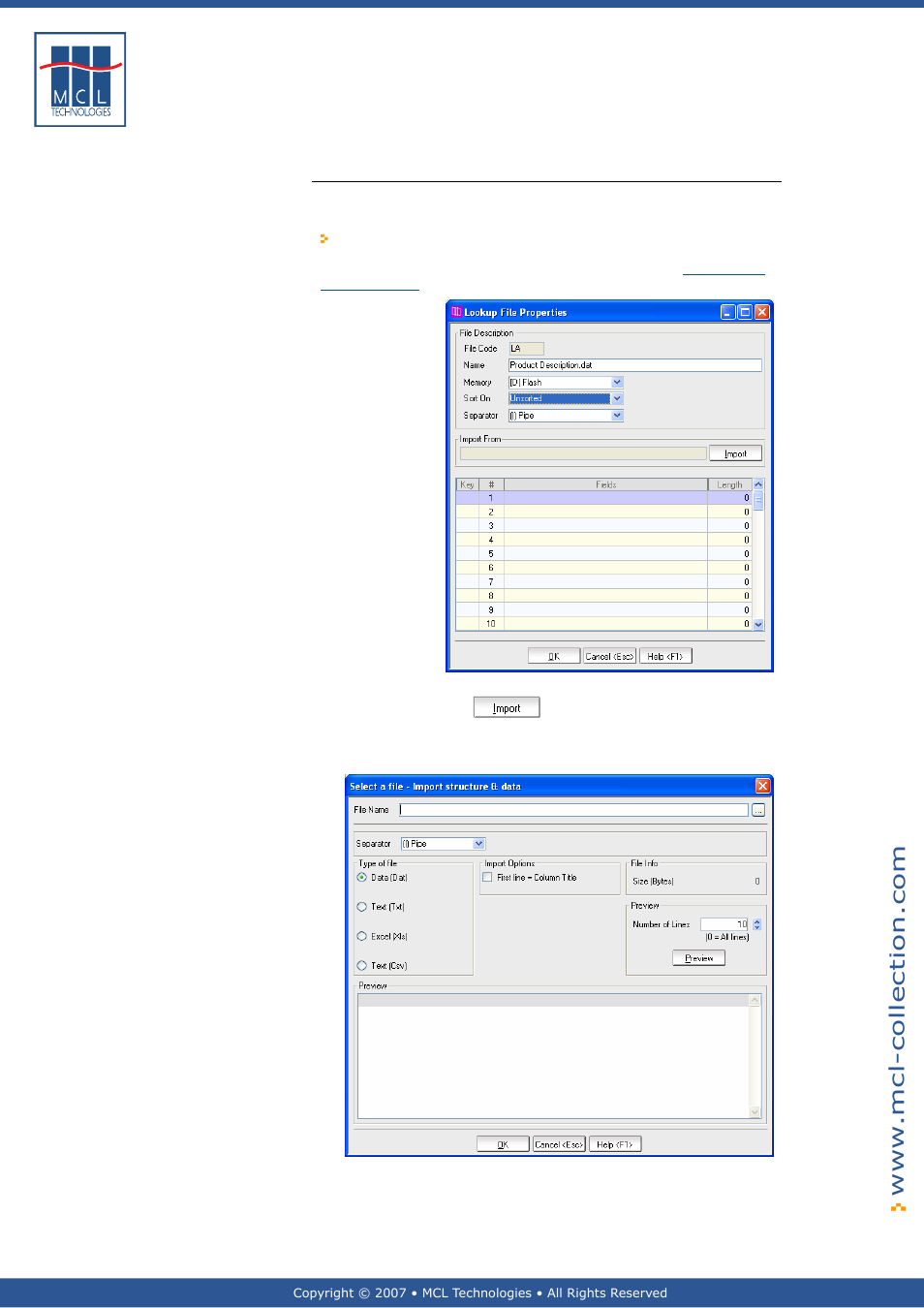 Add lookup file from import file, Section 3.4.2 – add lookup file from import file | Datamax 123 Print v1.1x User Manual | Page 95 / 226