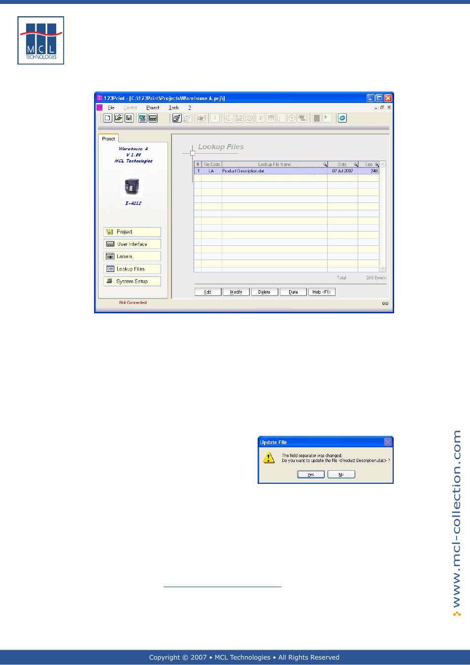 Datamax 123 Print v1.1x User Manual | Page 99 / 226