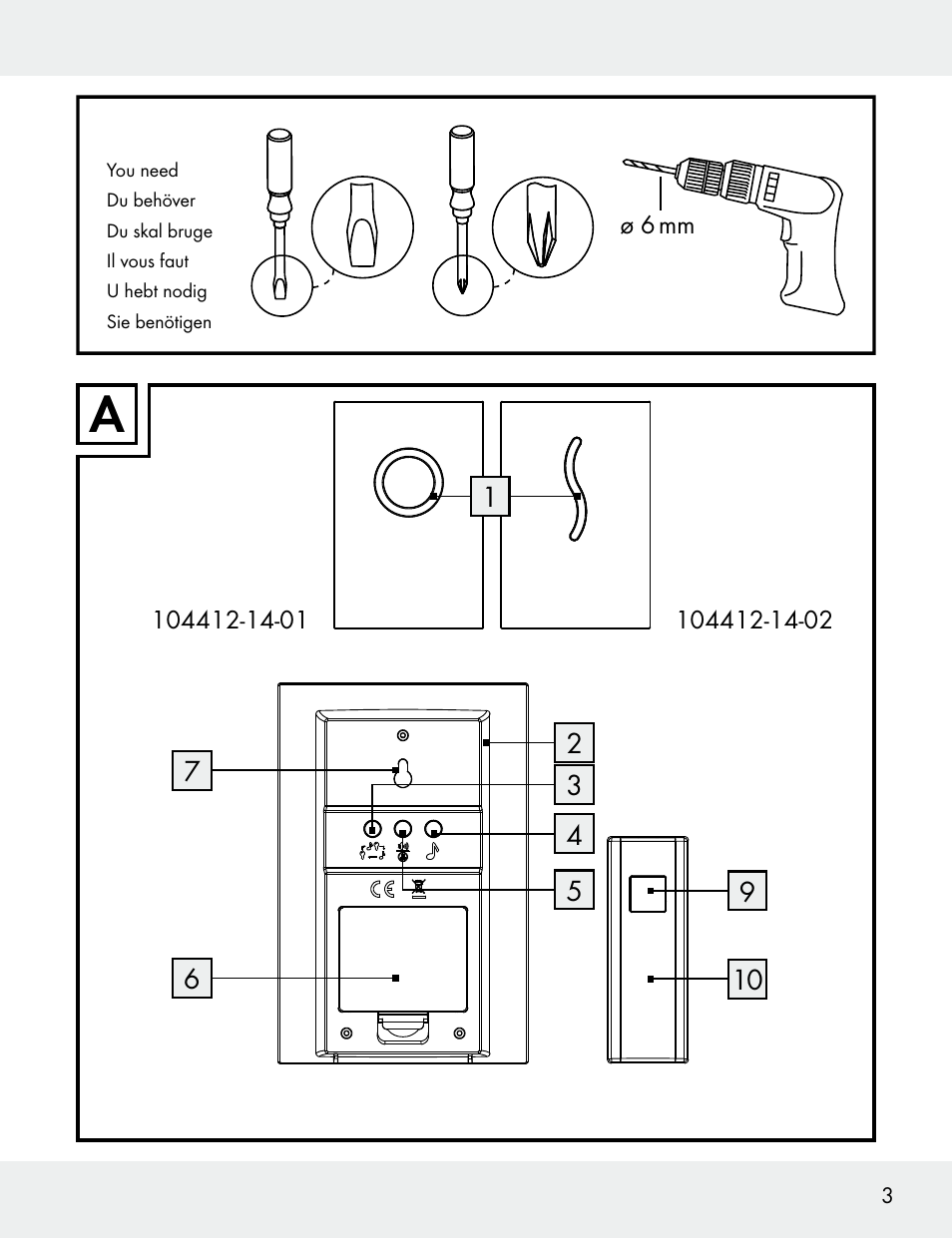 Silvercrest 104412-14-01/104412-14-02 User Manual | Page 3 / 97