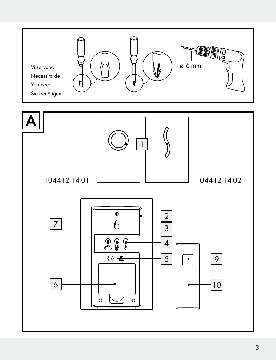 Silvercrest 104412-14-01/104412-14-02 User Manual | Page 3 / 69