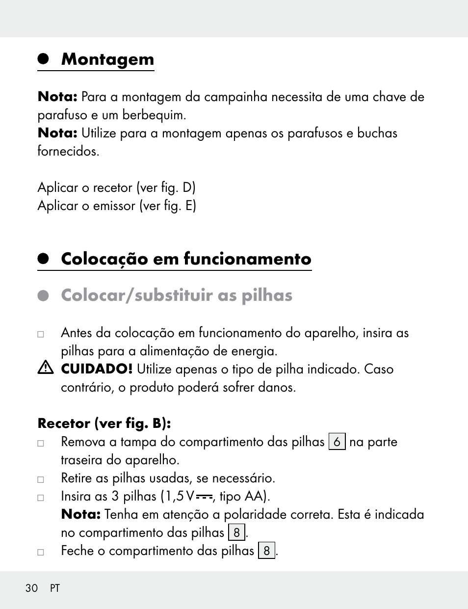 Montagem | Silvercrest 104412-14-01/104412-14-02 User Manual | Page 30 / 69