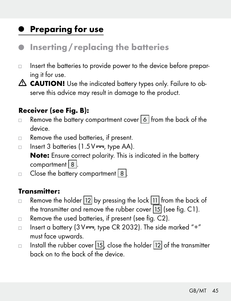 Silvercrest 104412-14-01/104412-14-02 User Manual | Page 45 / 69