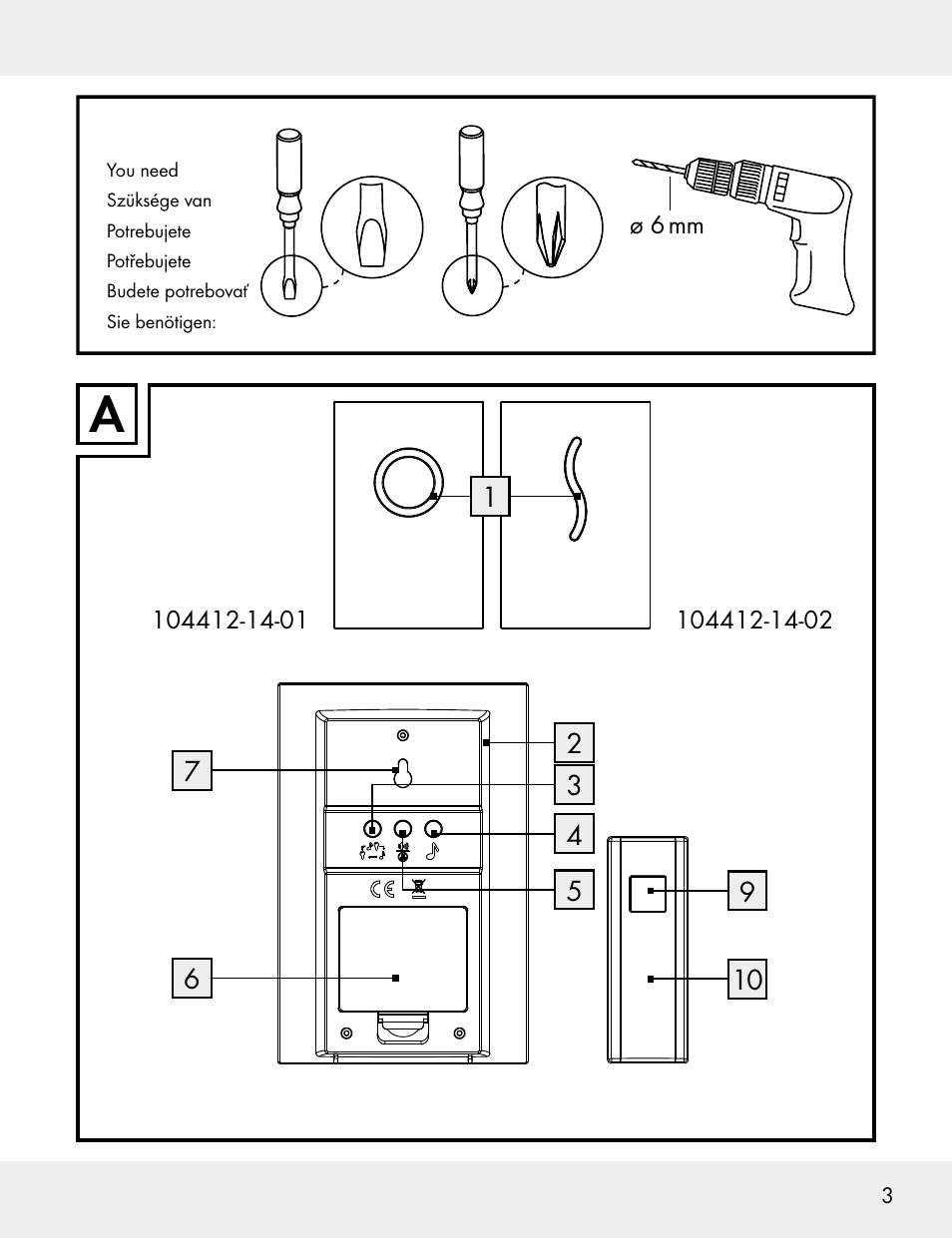 Silvercrest 104412-14-01/104412-14-02 User Manual | Page 3 / 99