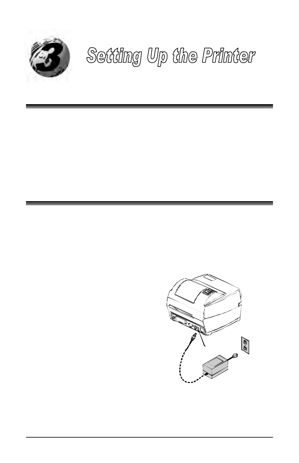 0 introduction, 1 connecting the printer, 1 power connection | Datamax DMX E E-4204 User Manual | Page 17 / 90