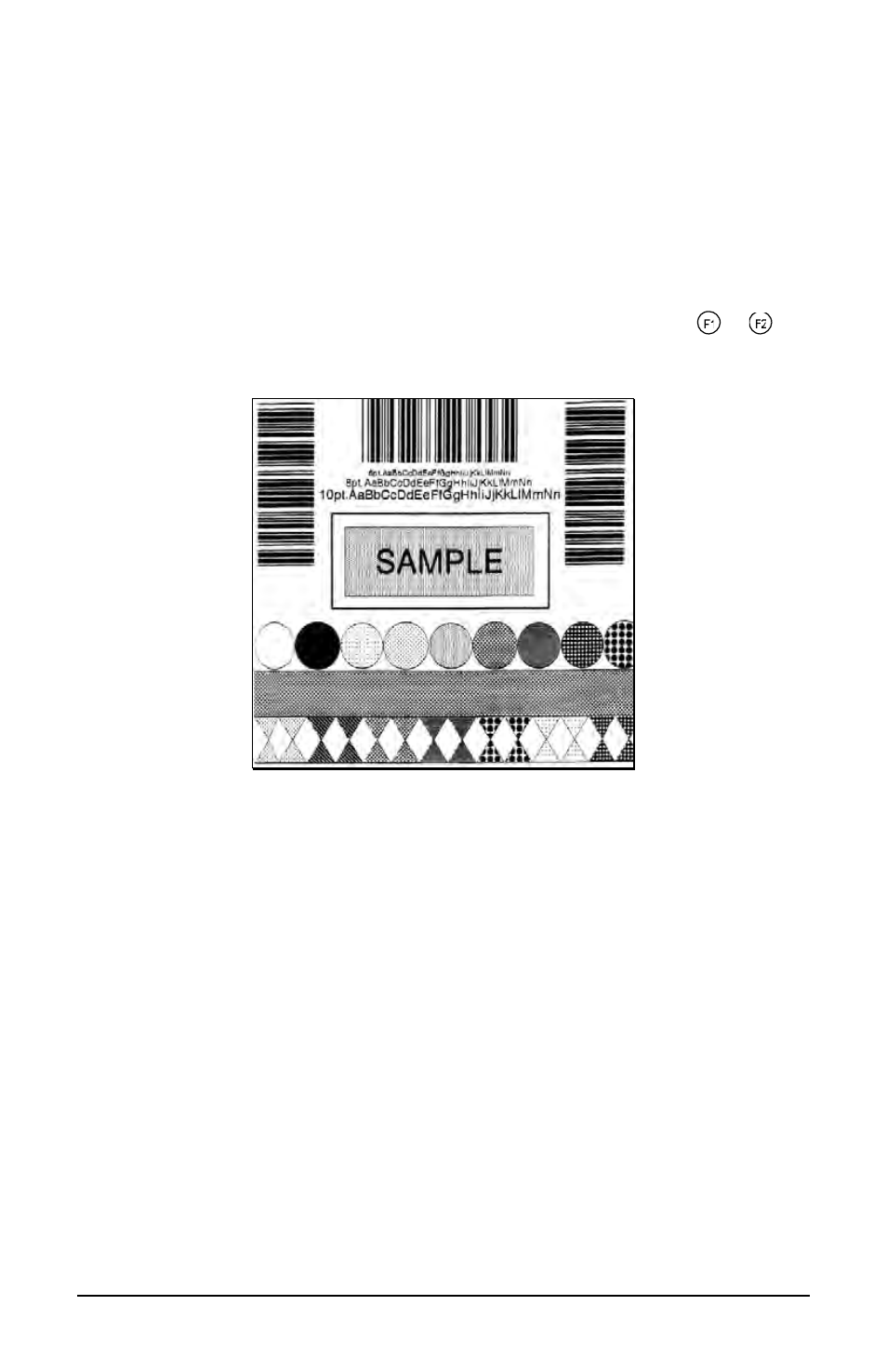 2 test label, 3 hex dump label | Datamax DMX E E-4204 User Manual | Page 49 / 90