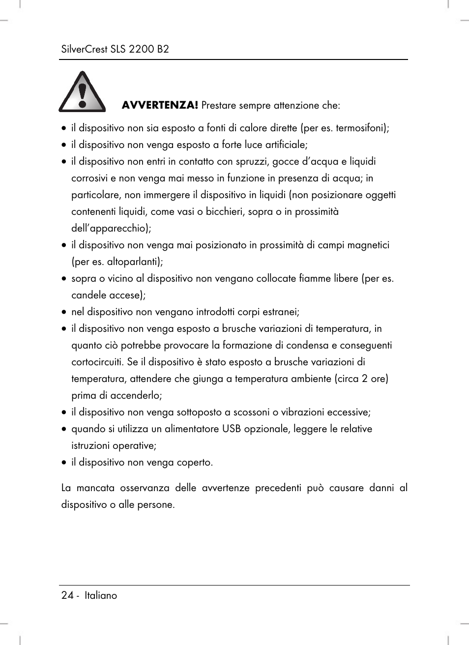 Silvercrest SLS 2200 B2 User Manual | Page 26 / 90