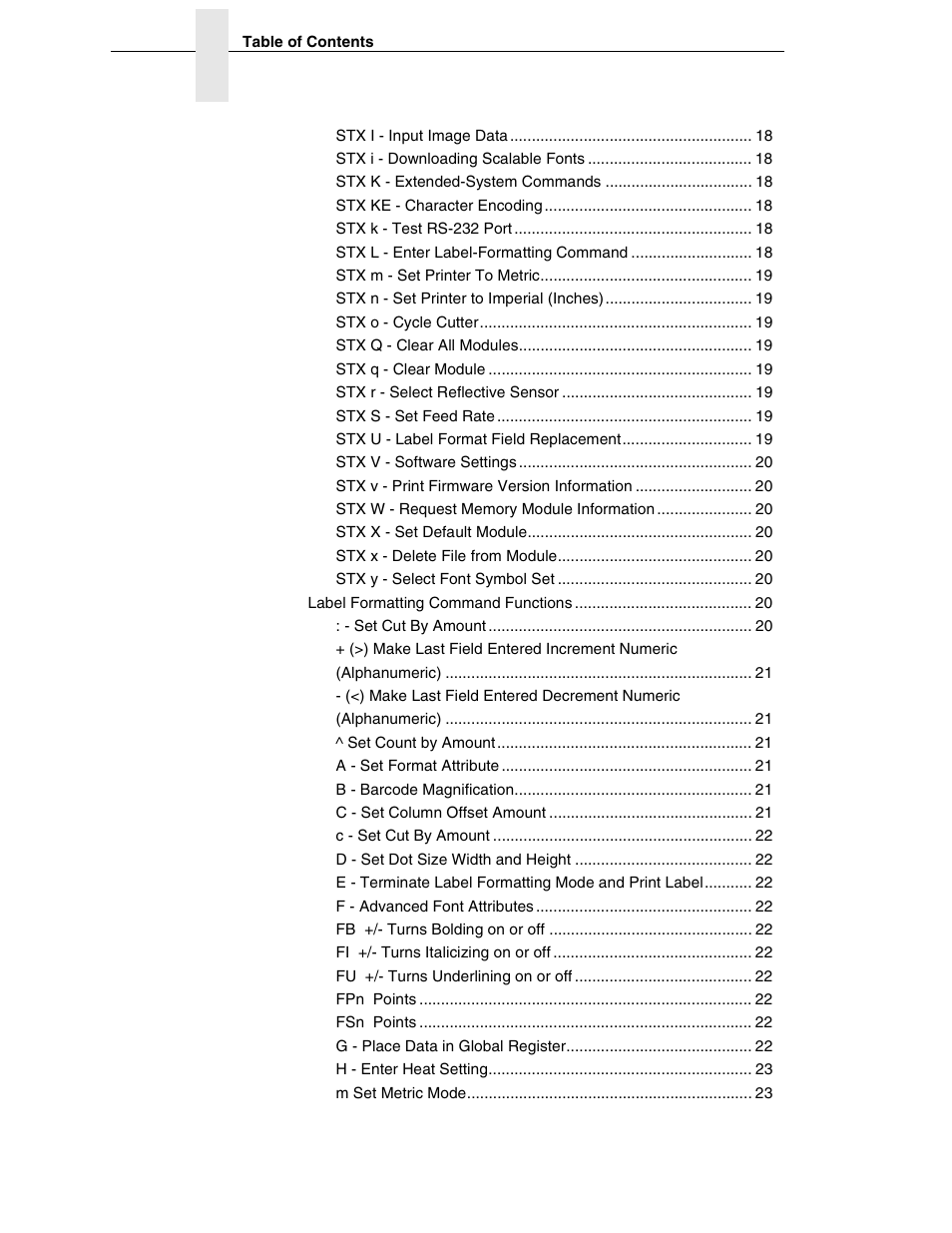 Datamax DGL User Manual | Page 6 / 56