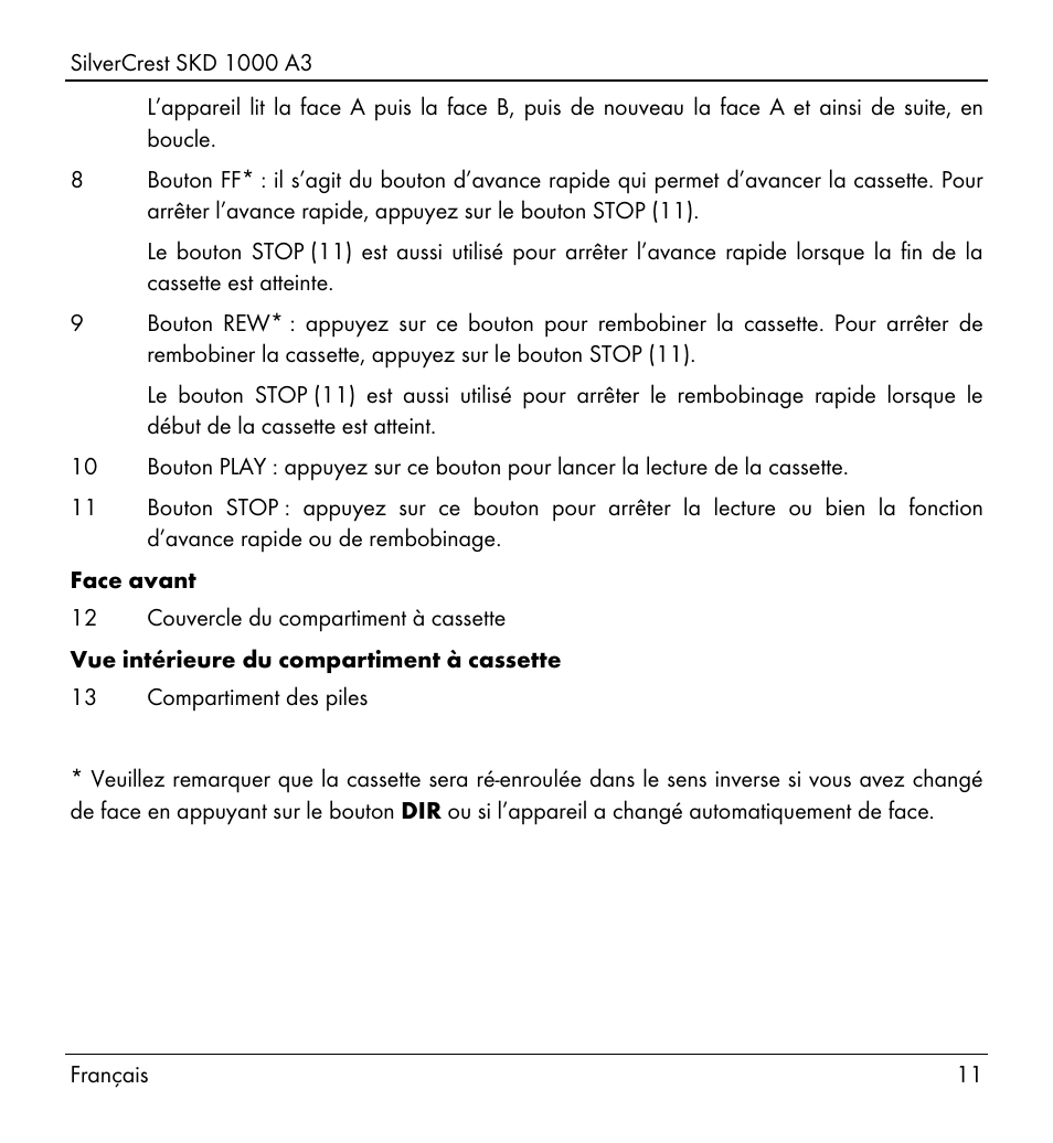 Silvercrest SKD 1000 A3 User Manual | Page 13 / 86