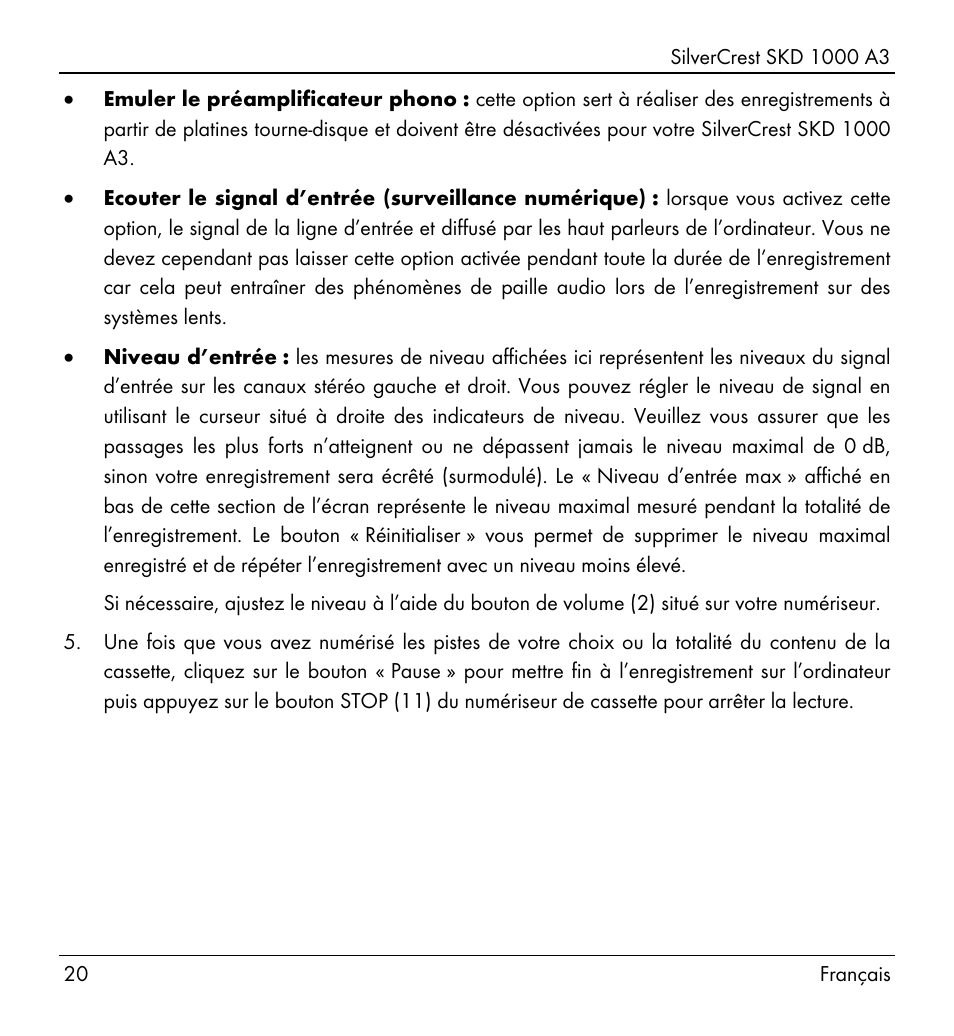 Silvercrest SKD 1000 A3 User Manual | Page 22 / 86