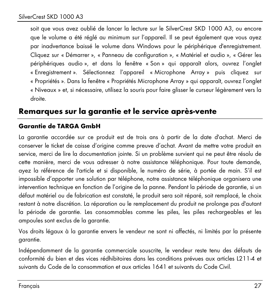 Silvercrest SKD 1000 A3 User Manual | Page 29 / 86