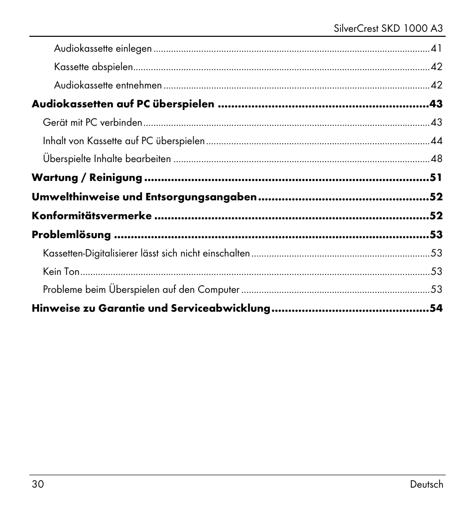 Silvercrest SKD 1000 A3 User Manual | Page 32 / 86