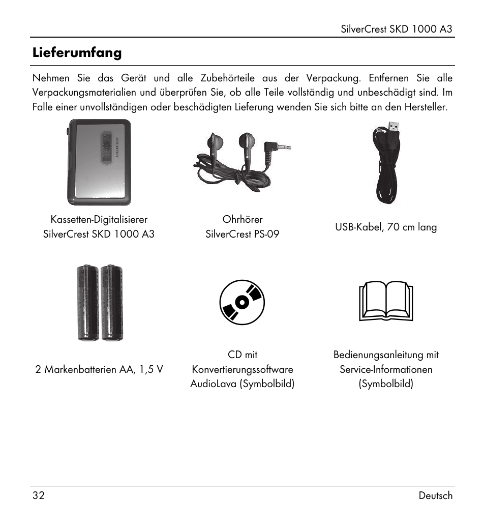 Silvercrest SKD 1000 A3 User Manual | Page 34 / 86
