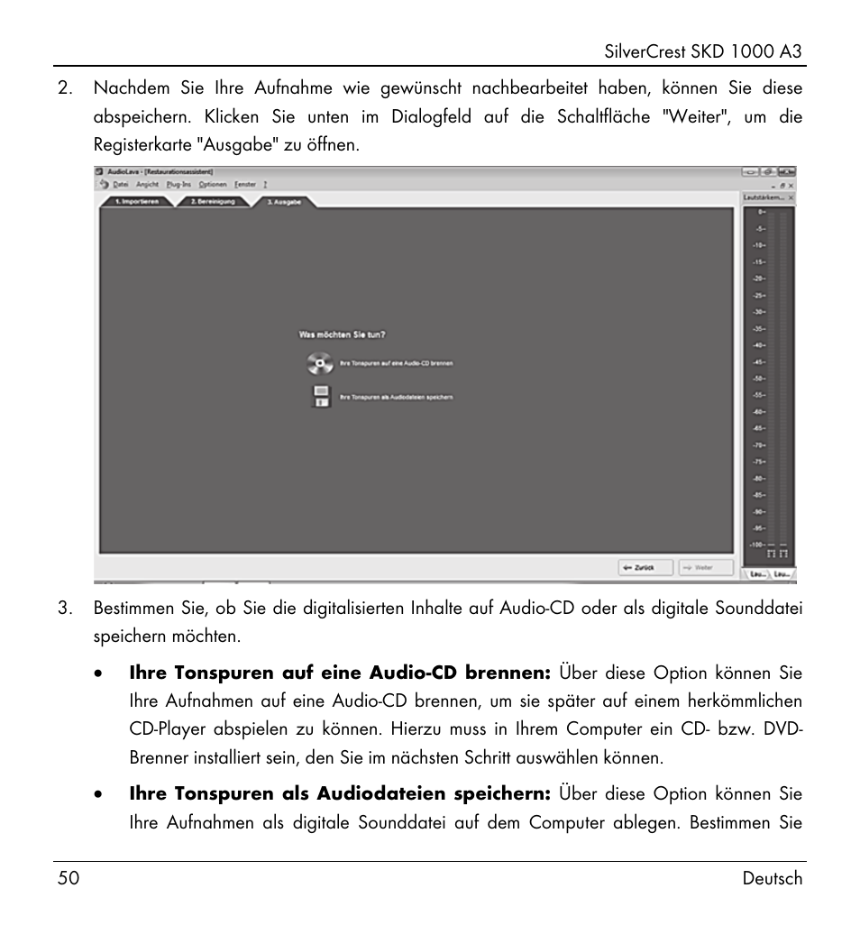 Silvercrest SKD 1000 A3 User Manual | Page 52 / 86