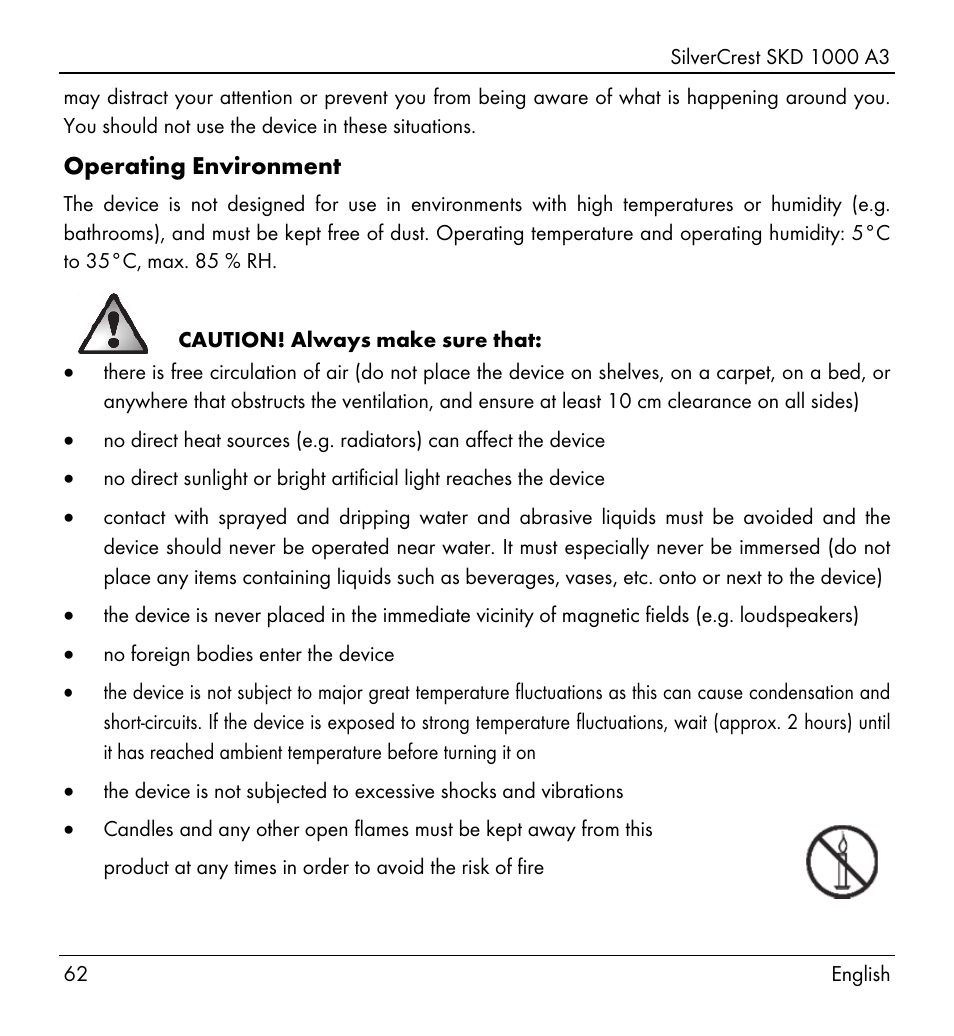 Silvercrest SKD 1000 A3 User Manual | Page 64 / 86