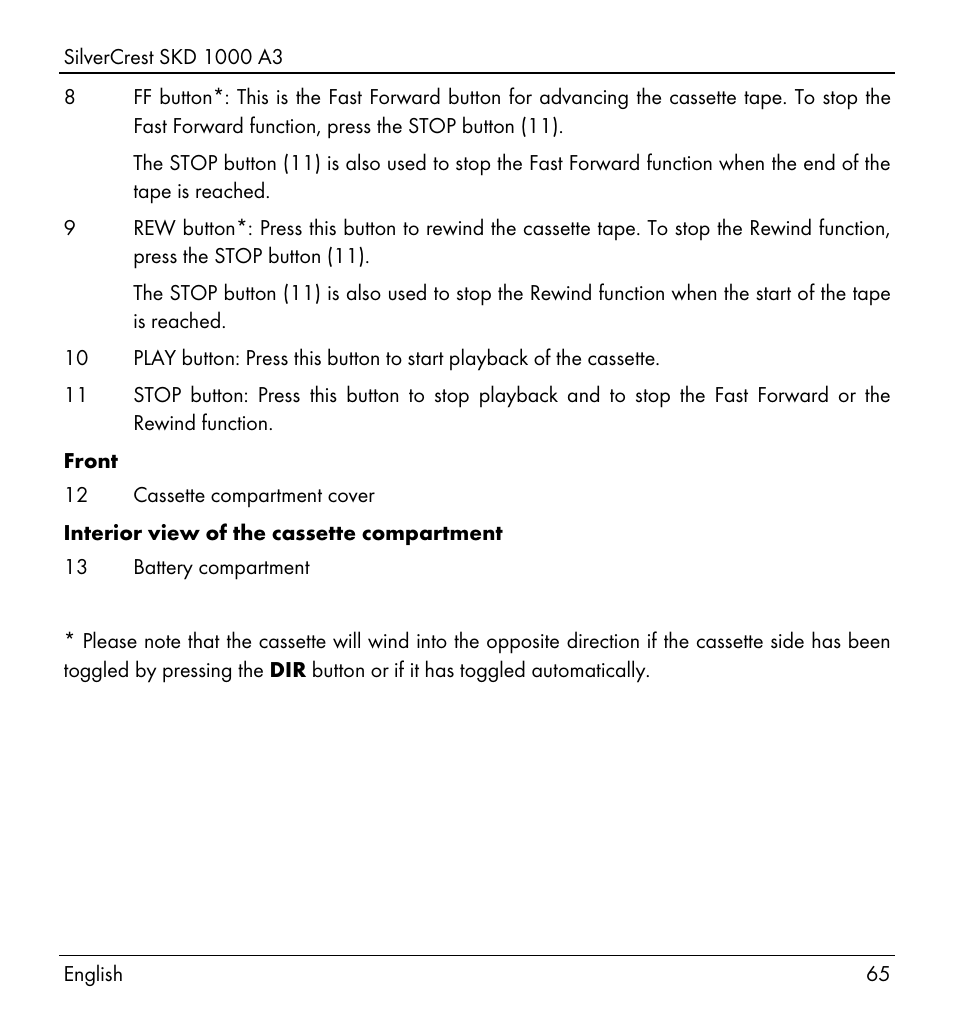 Silvercrest SKD 1000 A3 User Manual | Page 67 / 86