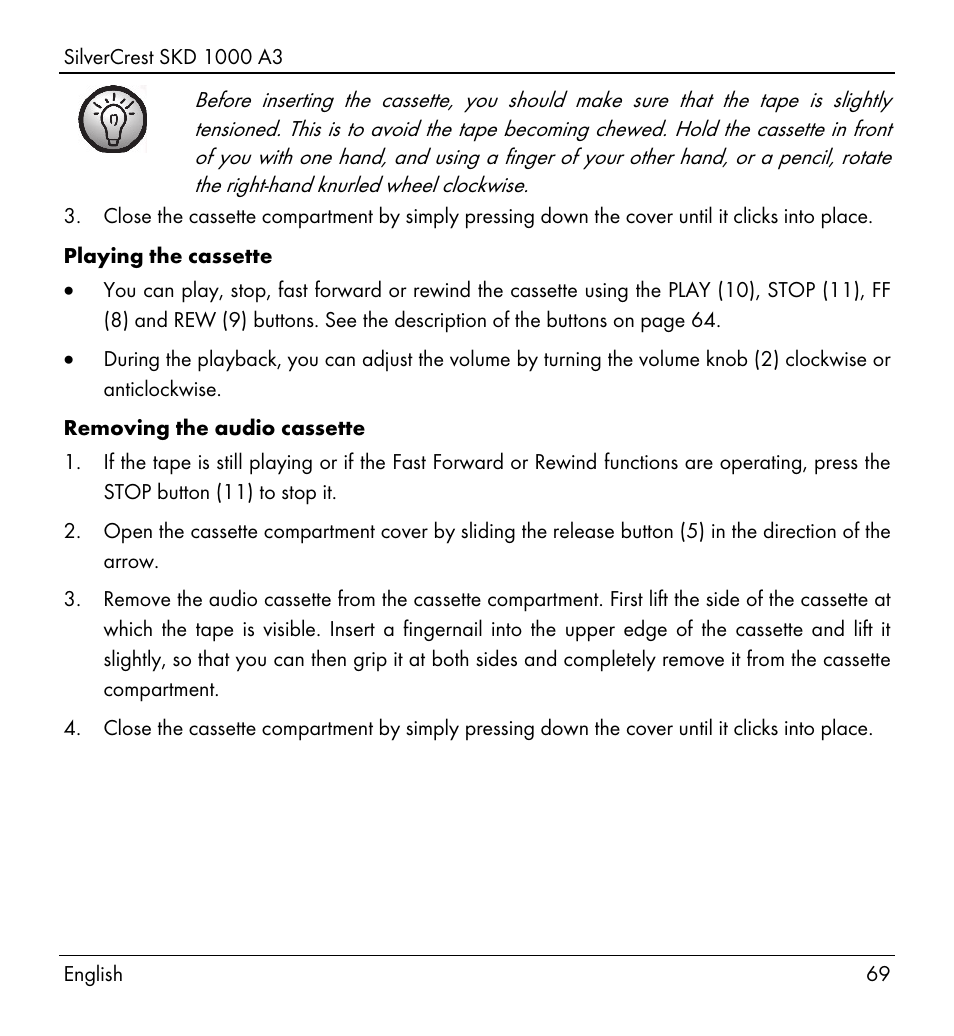 Silvercrest SKD 1000 A3 User Manual | Page 71 / 86
