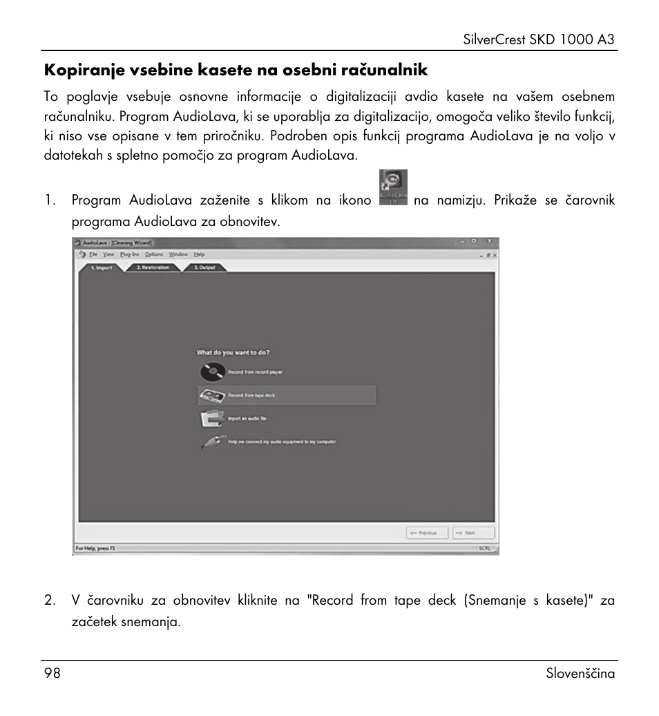 Silvercrest SKD 1000 A3 User Manual | Page 100 / 166