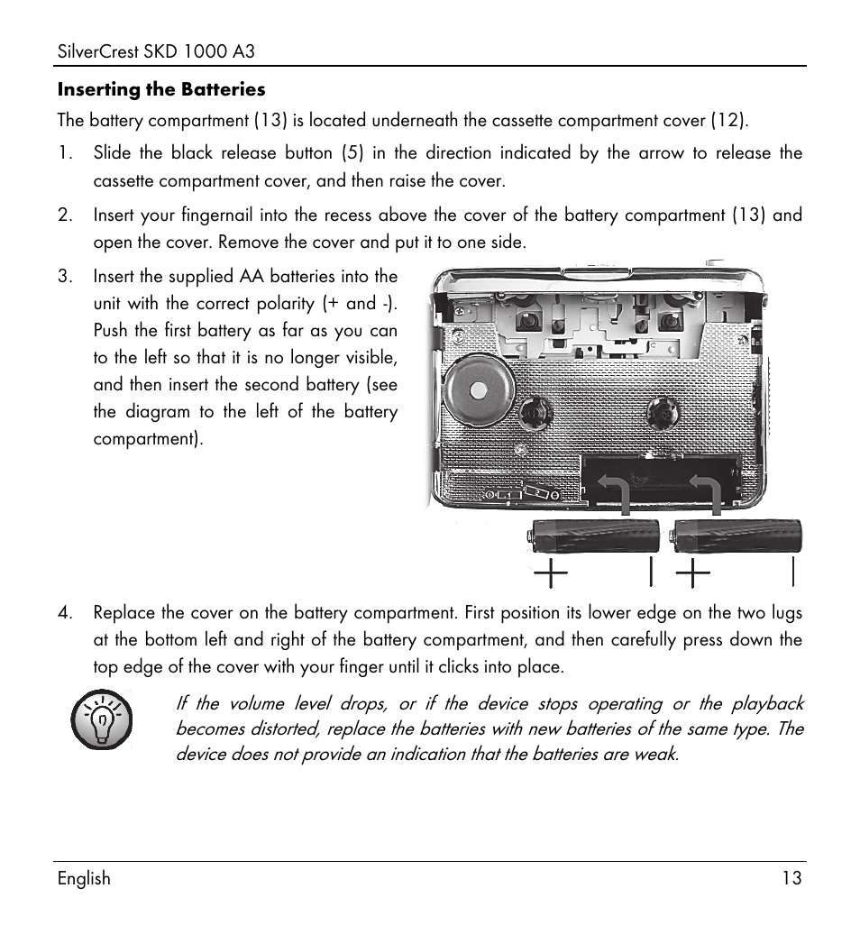Silvercrest SKD 1000 A3 User Manual | Page 15 / 166