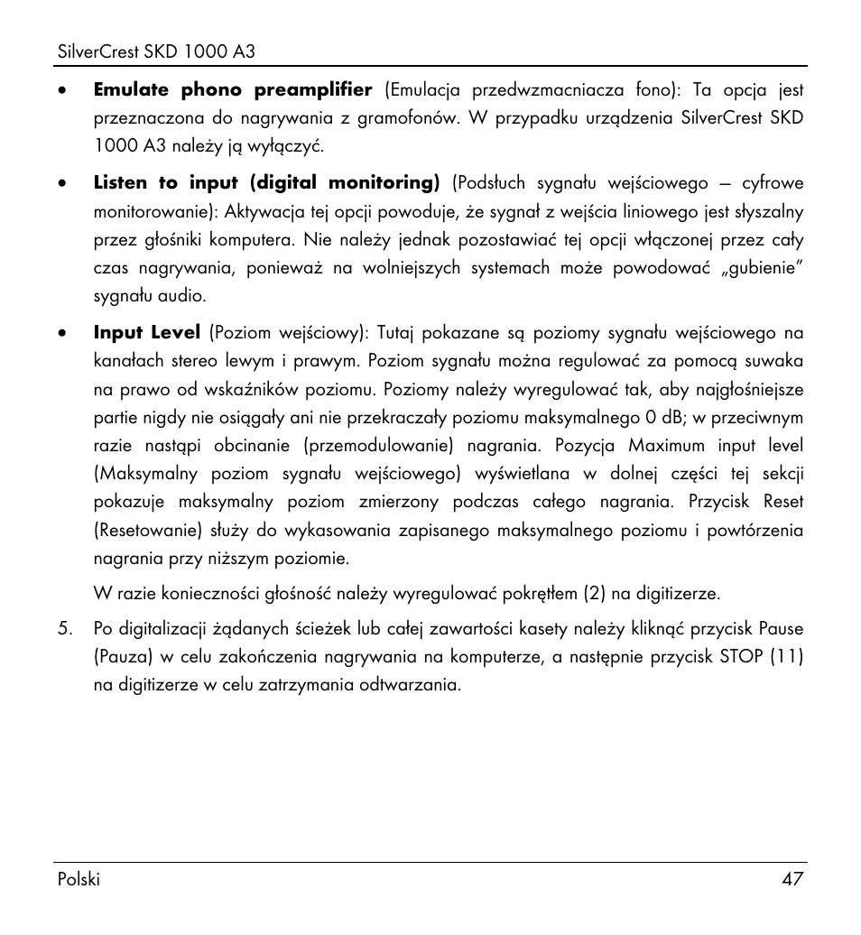 Silvercrest SKD 1000 A3 User Manual | Page 49 / 166