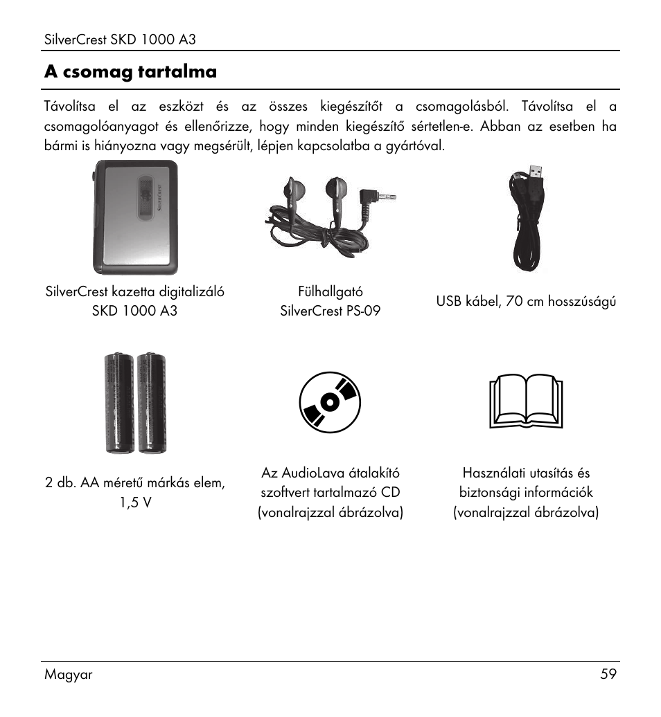 Silvercrest SKD 1000 A3 User Manual | Page 61 / 166