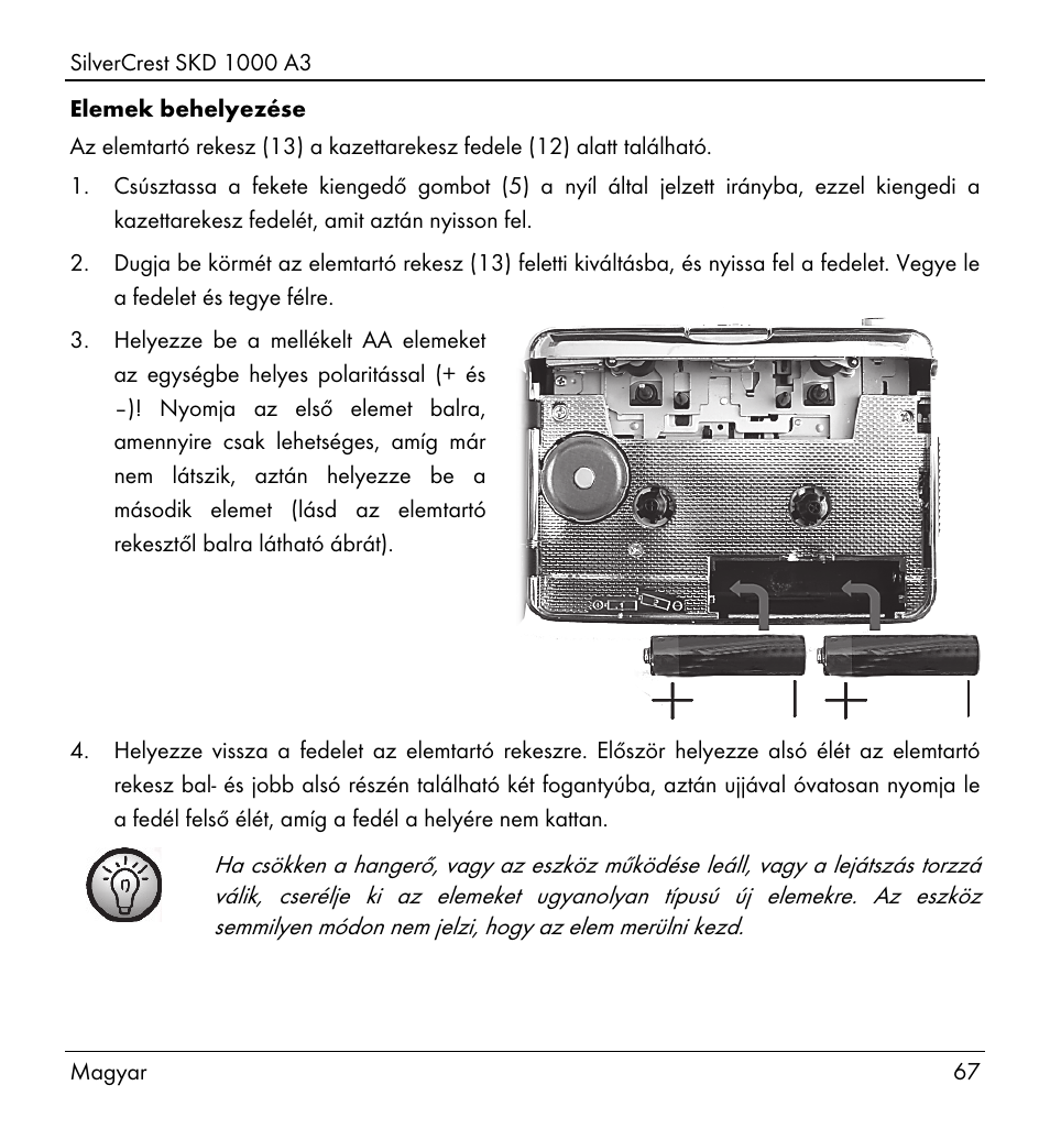 Silvercrest SKD 1000 A3 User Manual | Page 69 / 166
