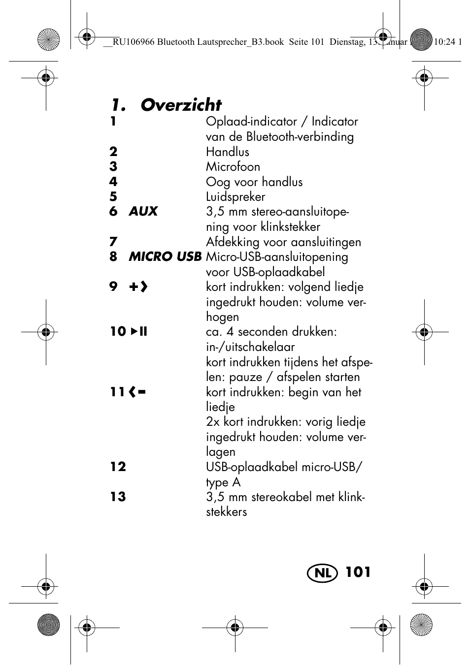 Overzicht | Silvercrest SBL 44 A1 User Manual | Page 103 / 142