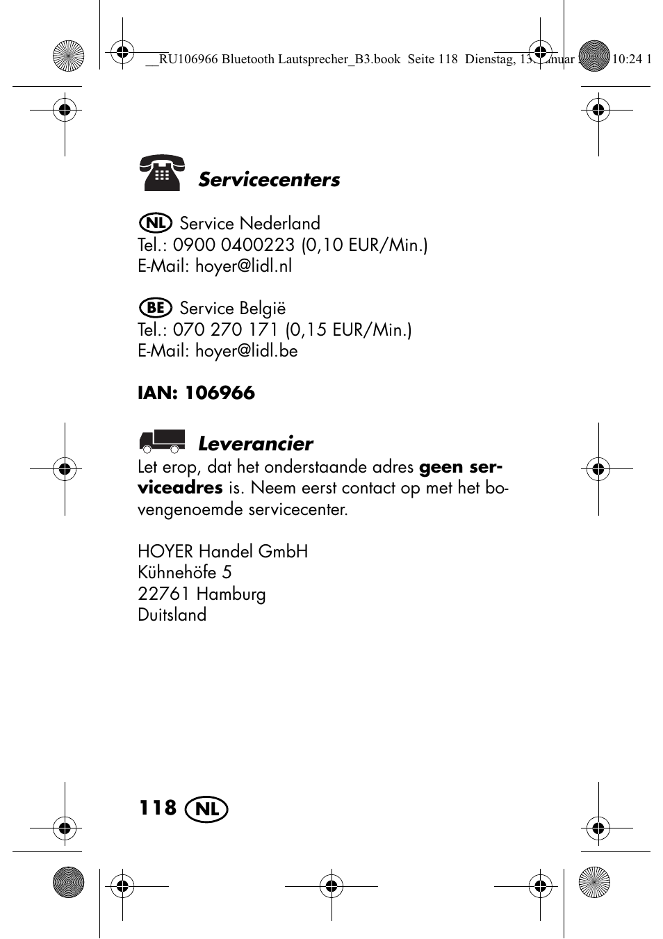 Silvercrest SBL 44 A1 User Manual | Page 120 / 142
