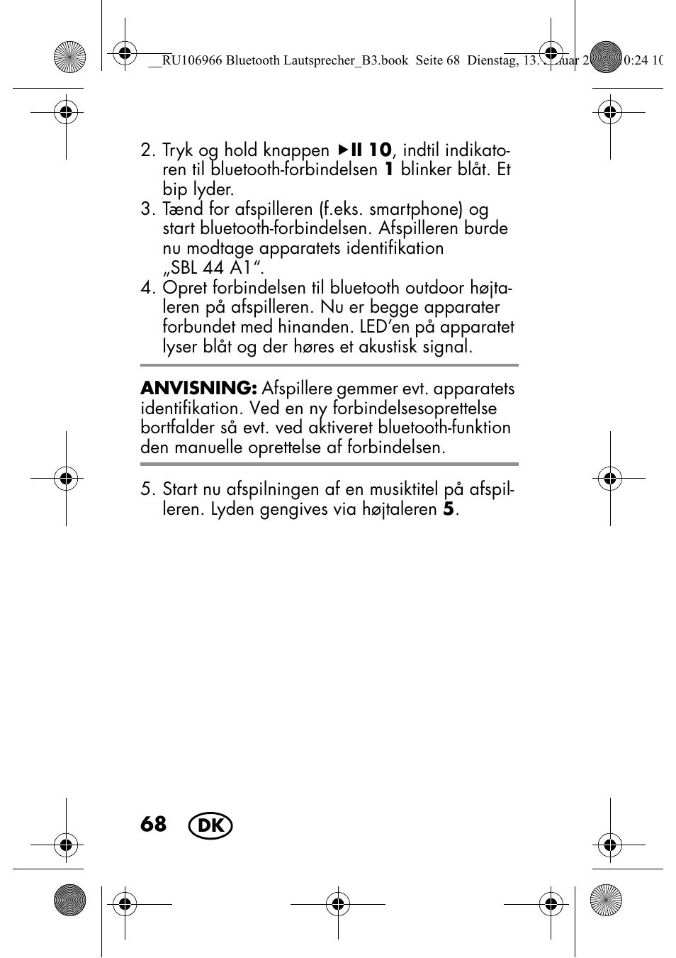 Silvercrest SBL 44 A1 User Manual | Page 70 / 142