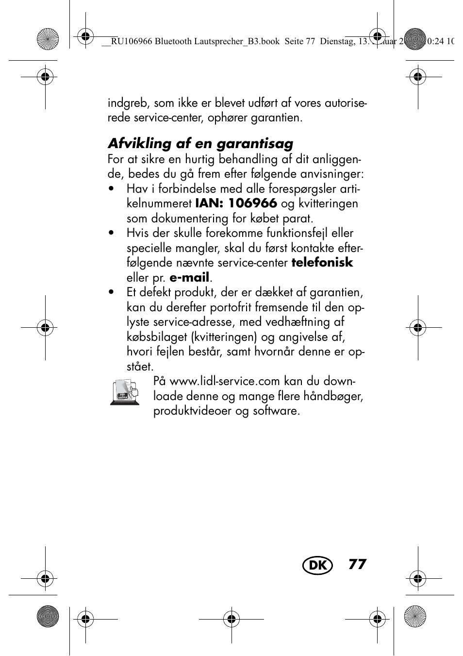 Silvercrest SBL 44 A1 User Manual | Page 79 / 142