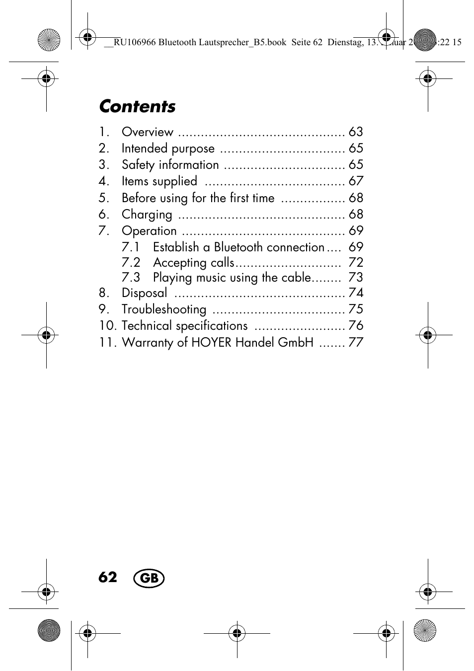 Silvercrest SBL 44 A1 User Manual | Page 64 / 106