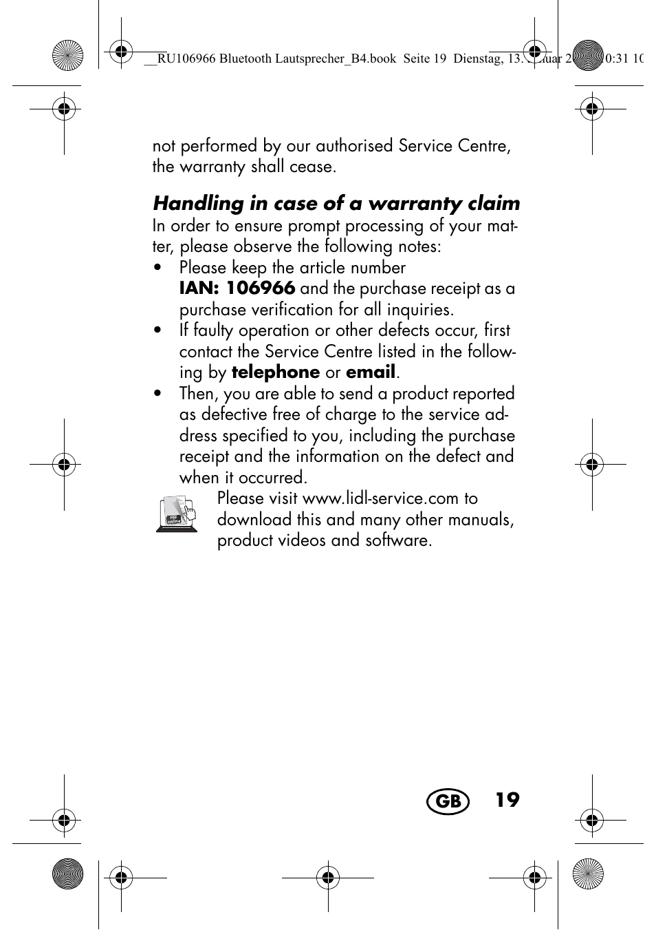 Silvercrest SBL 44 A1 User Manual | Page 21 / 142