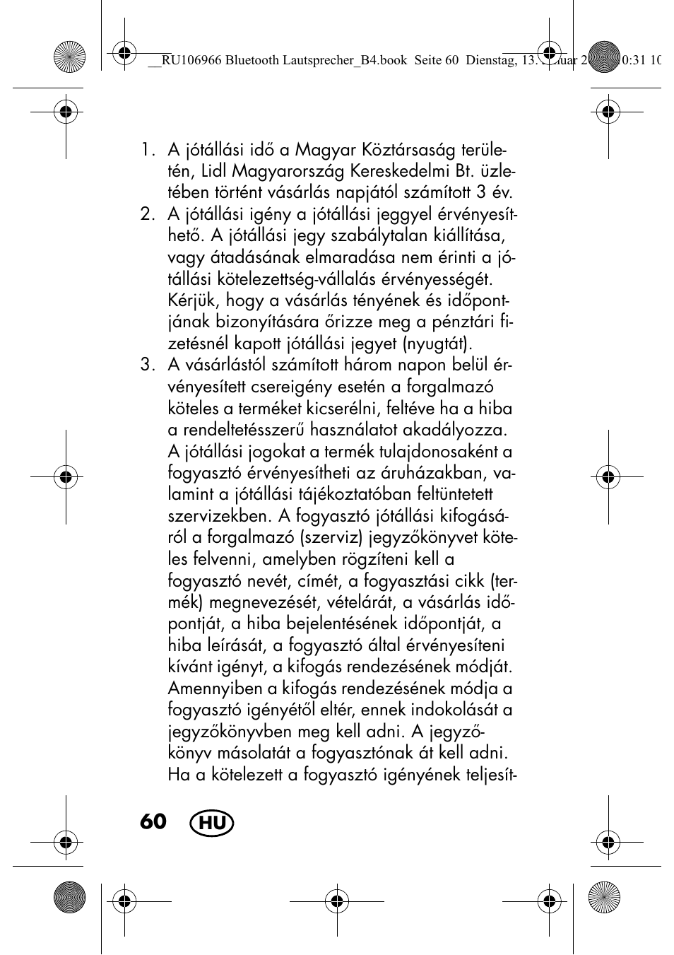 Silvercrest SBL 44 A1 User Manual | Page 62 / 142
