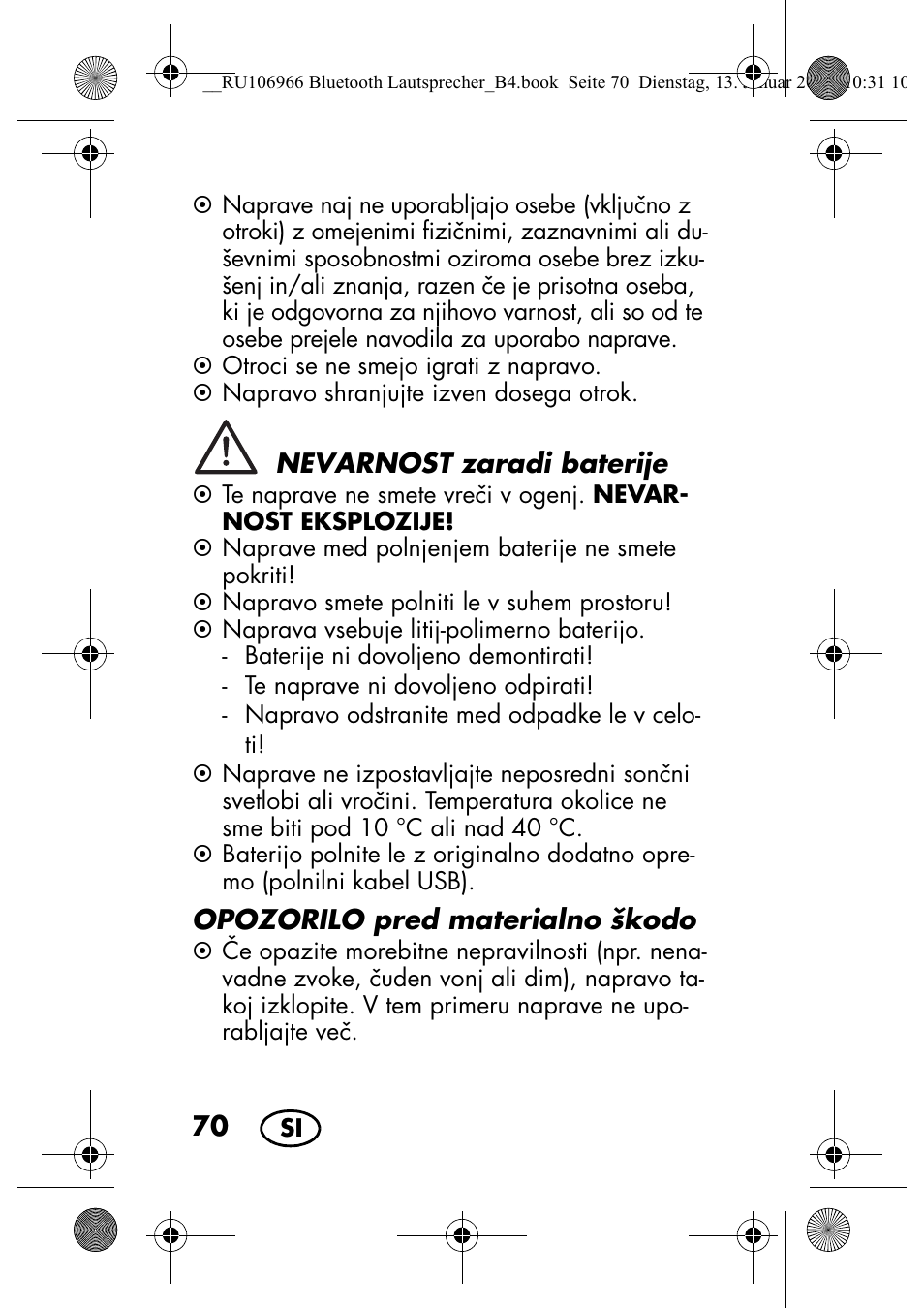 Silvercrest SBL 44 A1 User Manual | Page 72 / 142