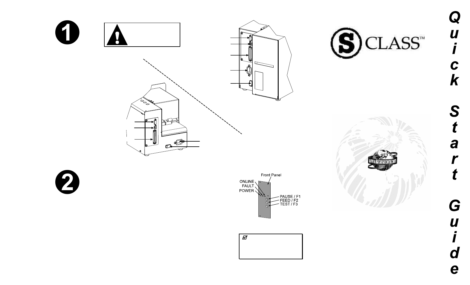 Datamax S-Class with USB ST/SV 3306 User Manual | 2 pages